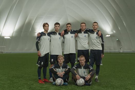 soccer player practicing mindfulness