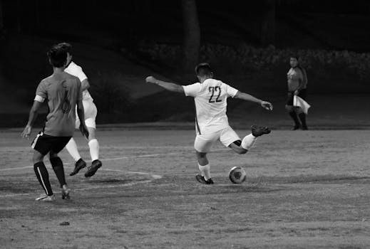 players practicing corner kick variations