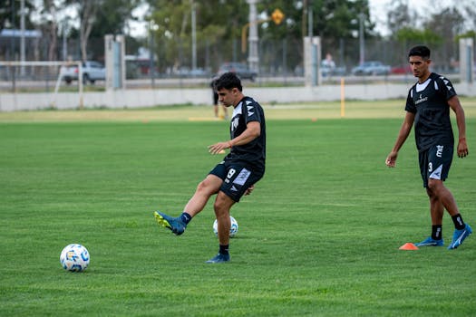 youth soccer practice