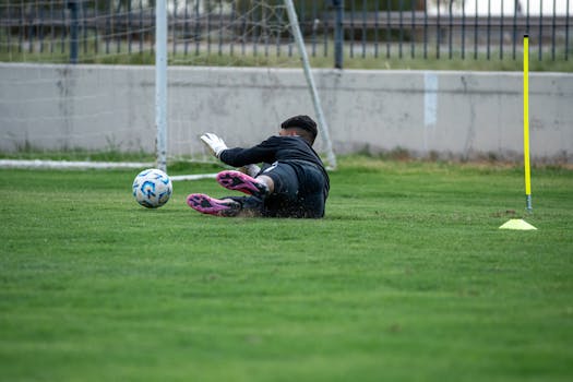 soccer match in progress