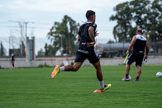 soccer practice with drills