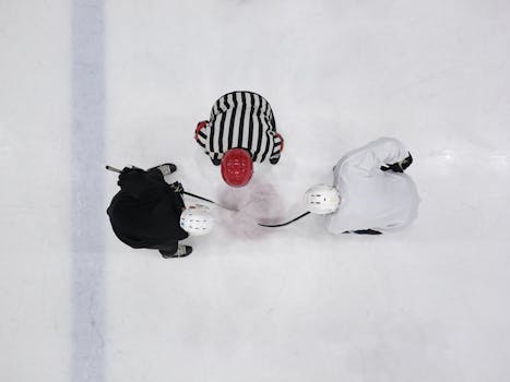 players practicing referee signals