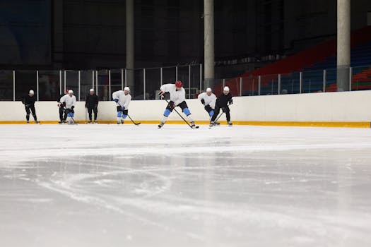 team practicing drills together