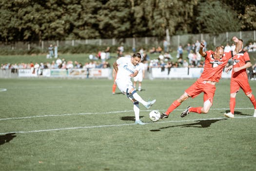 soccer players demonstrating advanced passing techniques