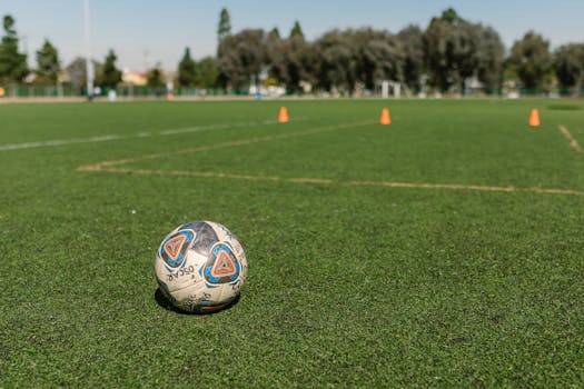 youth soccer team practicing drills